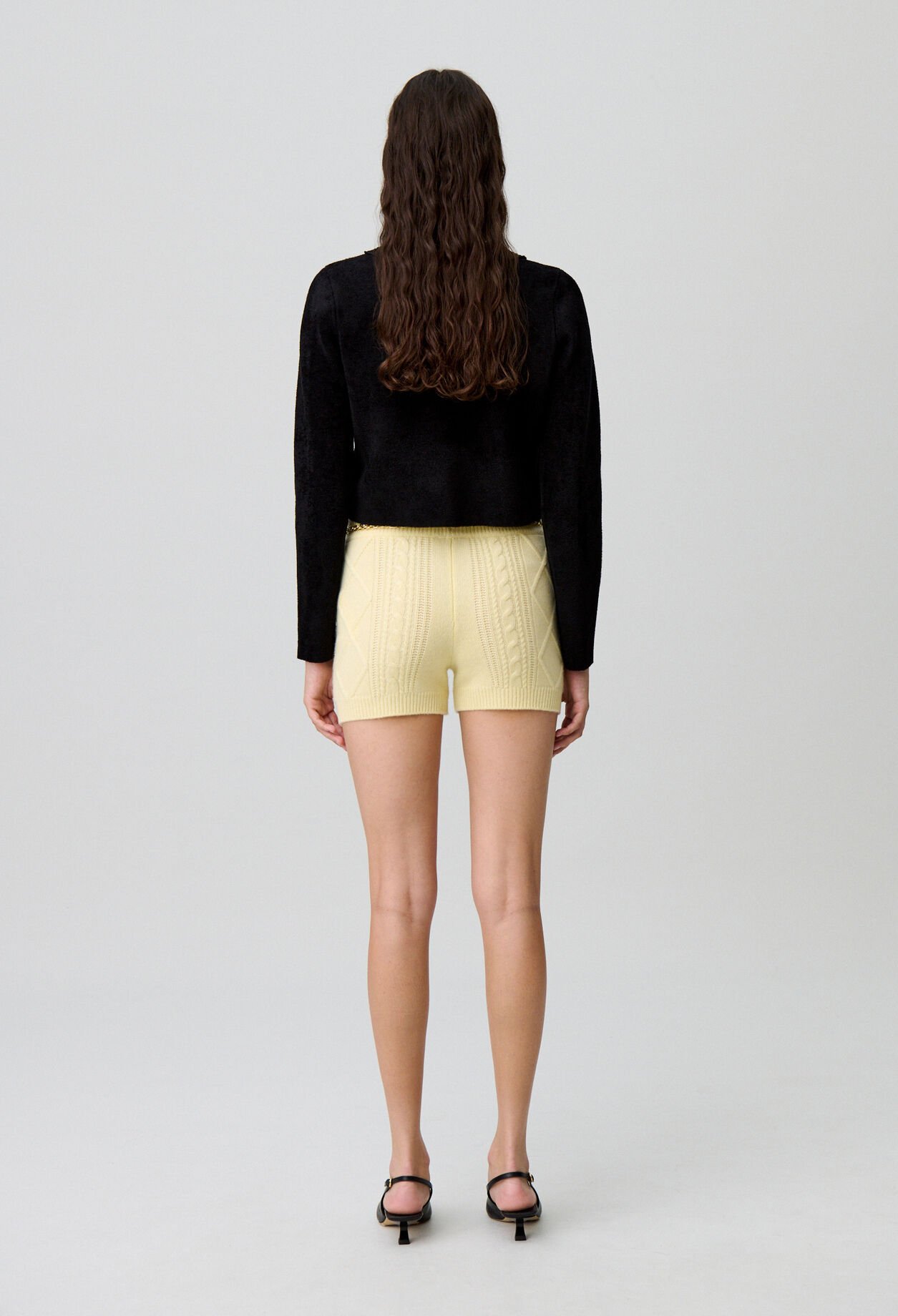 Cardigan aus Veloursstrick