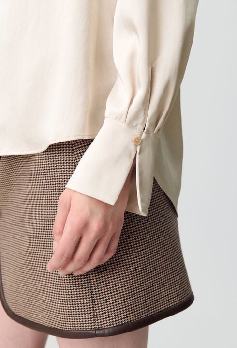 Floaty pleated blouse