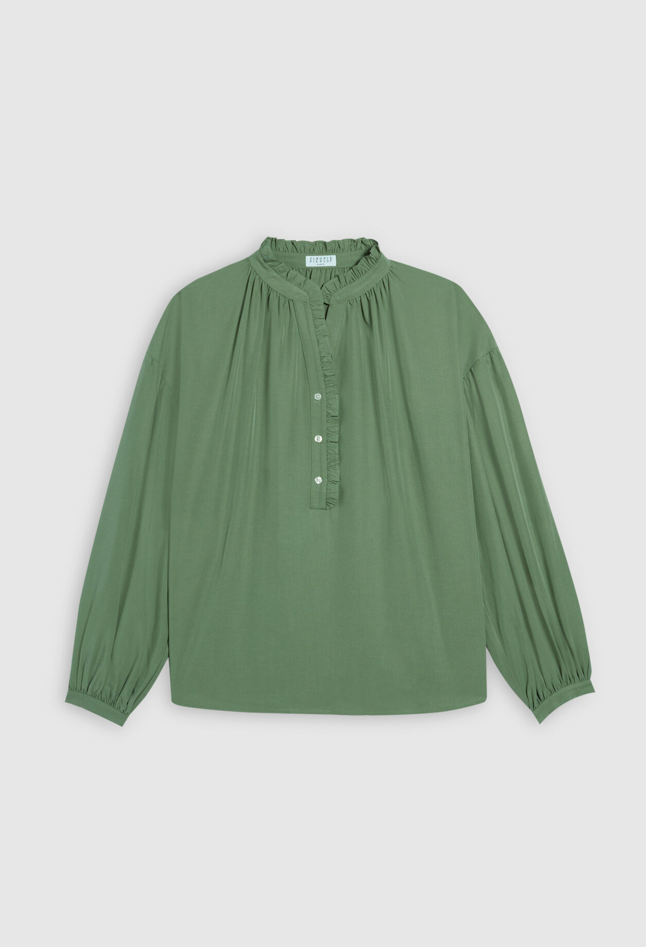Bluse mit ausgestelltem Schnitt