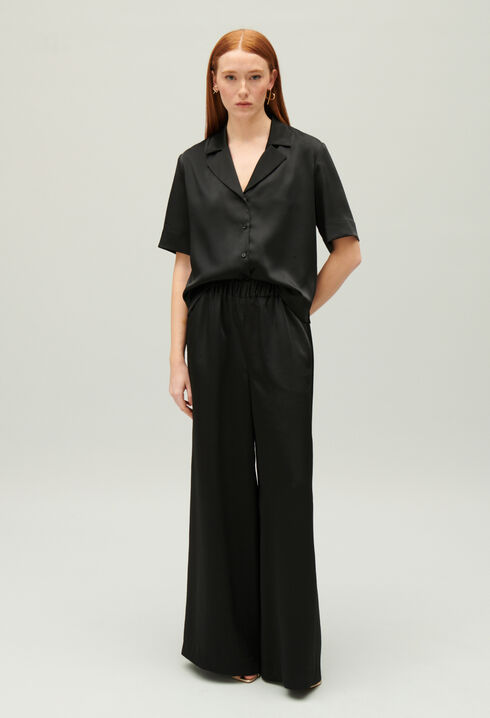 Floaty short-sleeved shirt