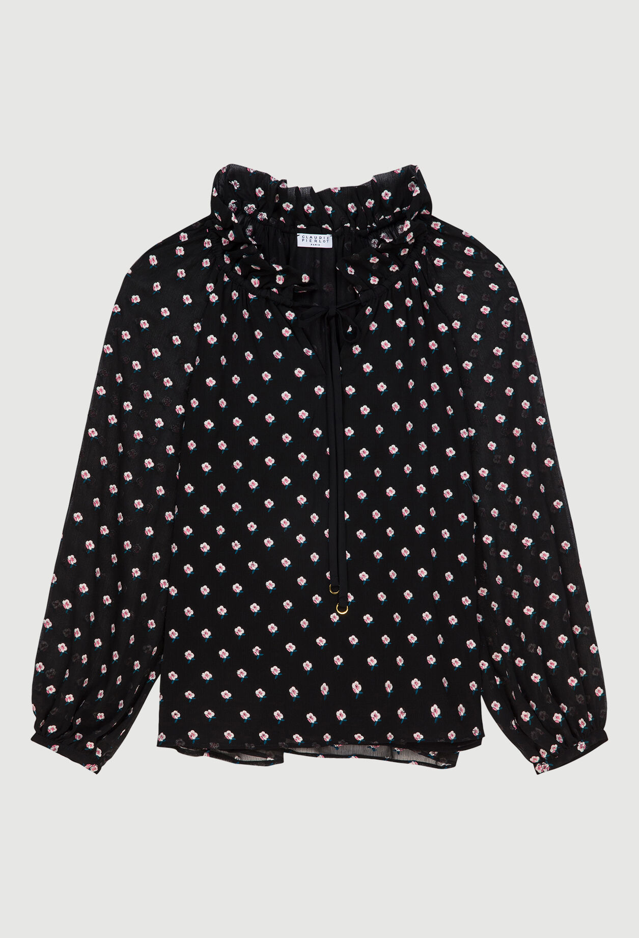 Bluse mit Blumenprint