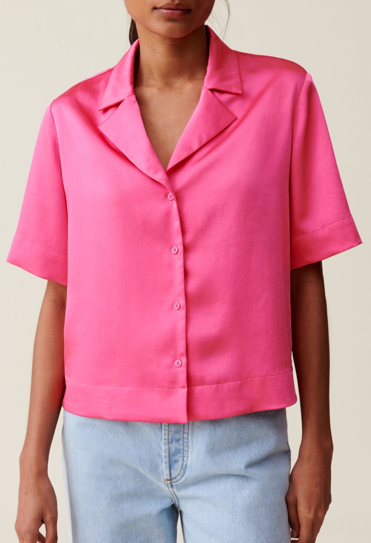 Chemise fluide manches courtes