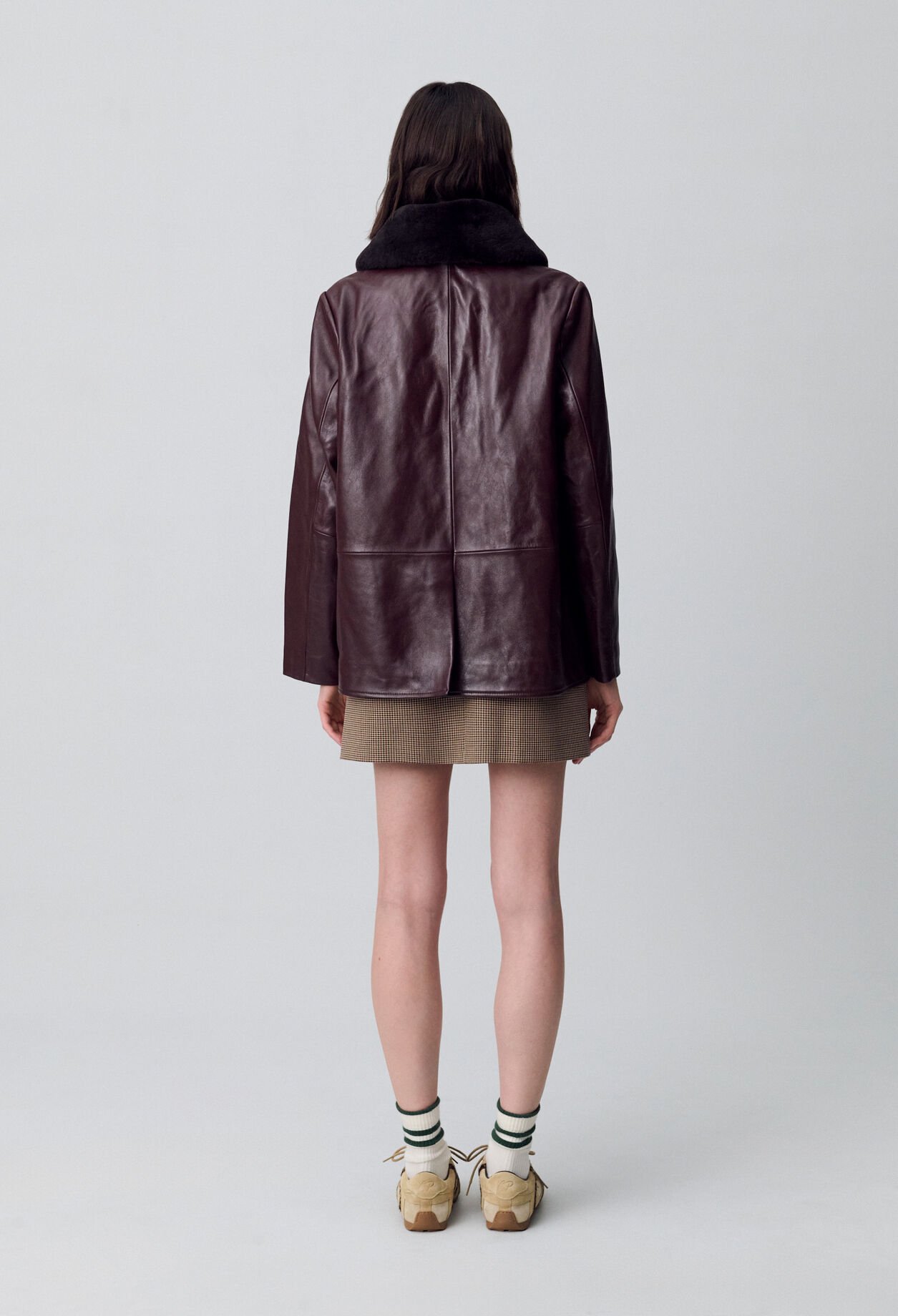 Oversized Leather Jacket