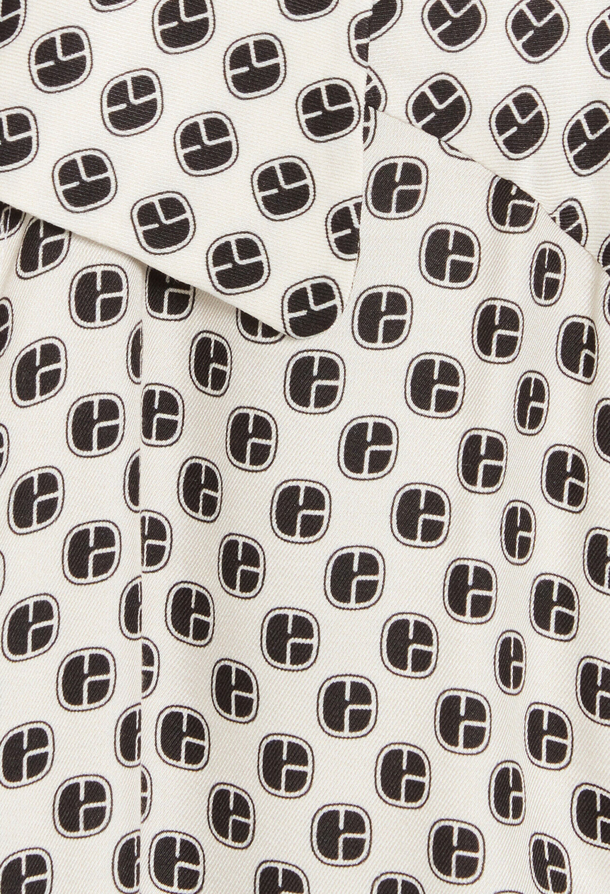Robe portefeuille imprimé noir et blanc