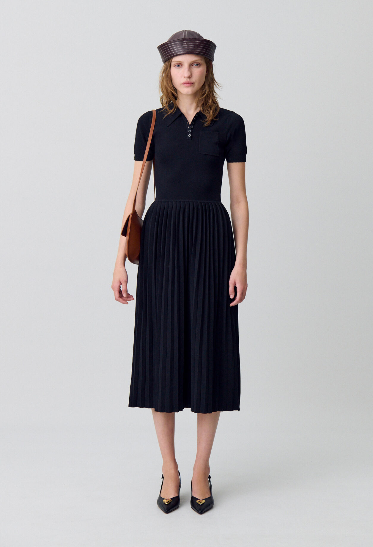 Robe midi maille fine