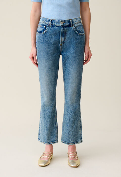 Jean Louis flare denim clair
