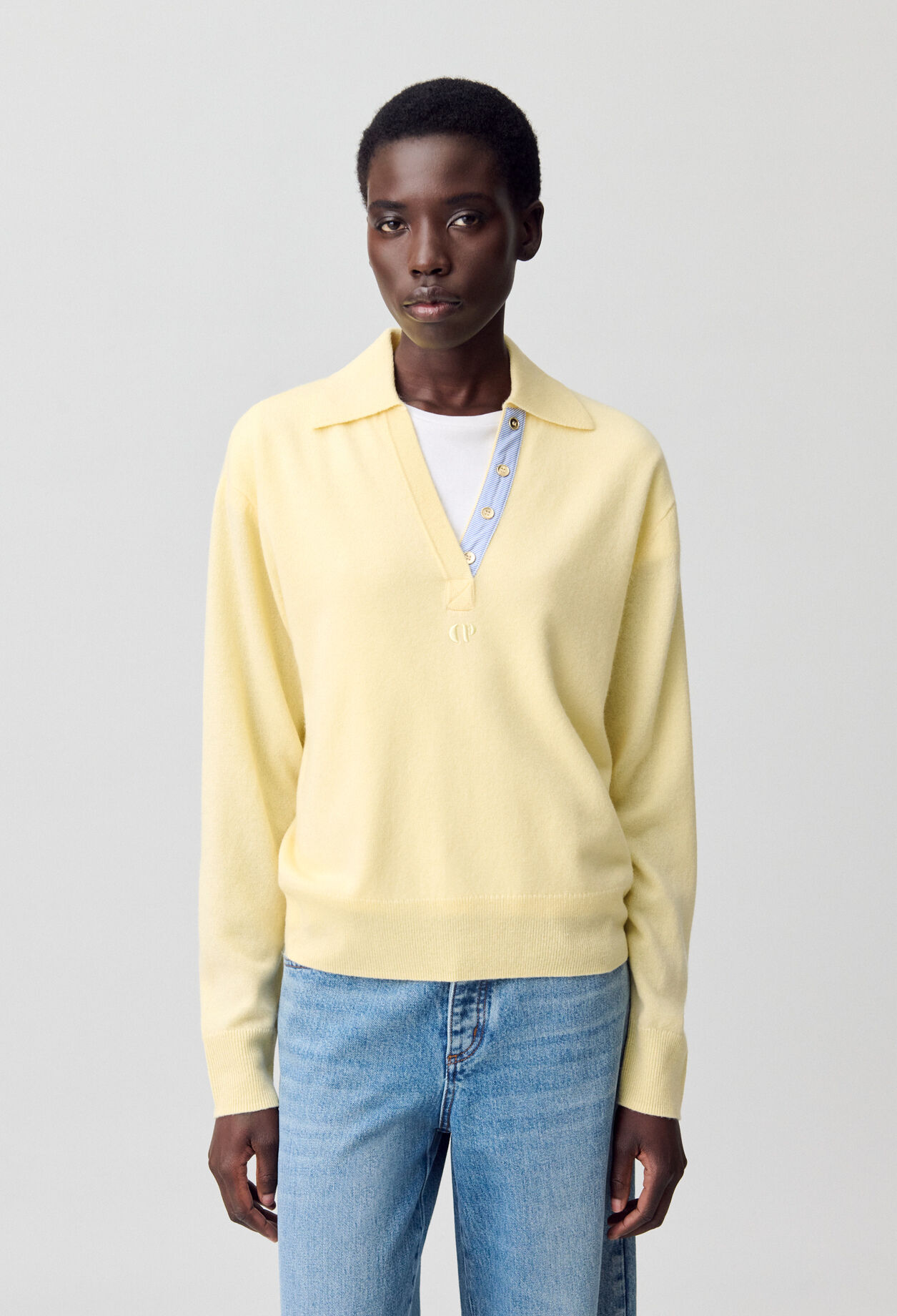 Wool Polo Jumper