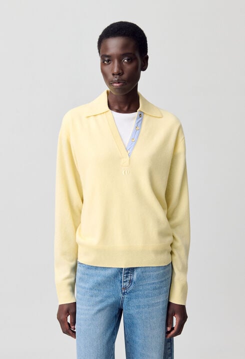 Wool Polo Jumper