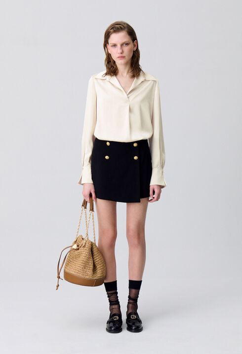 Blouse fluide plissée