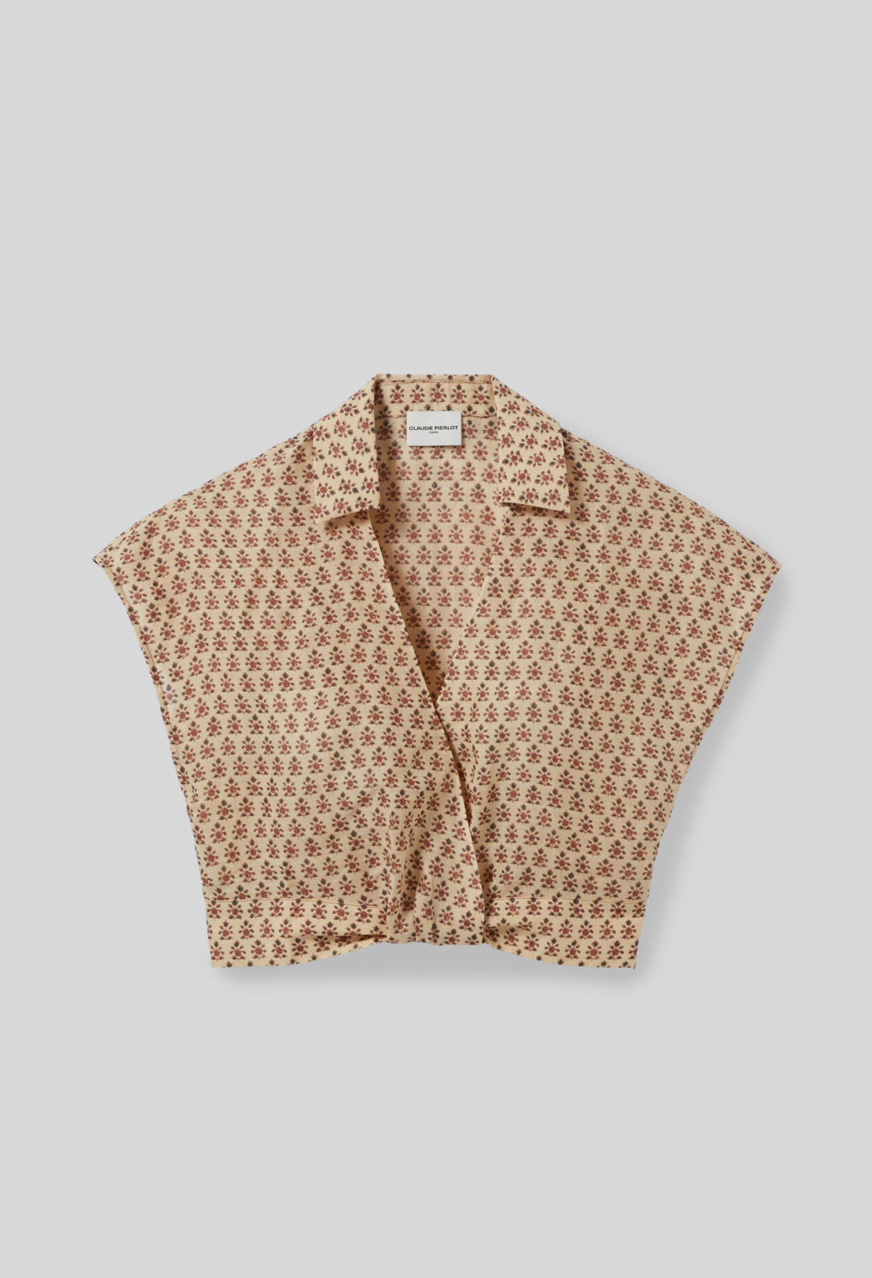Short fluid shirt