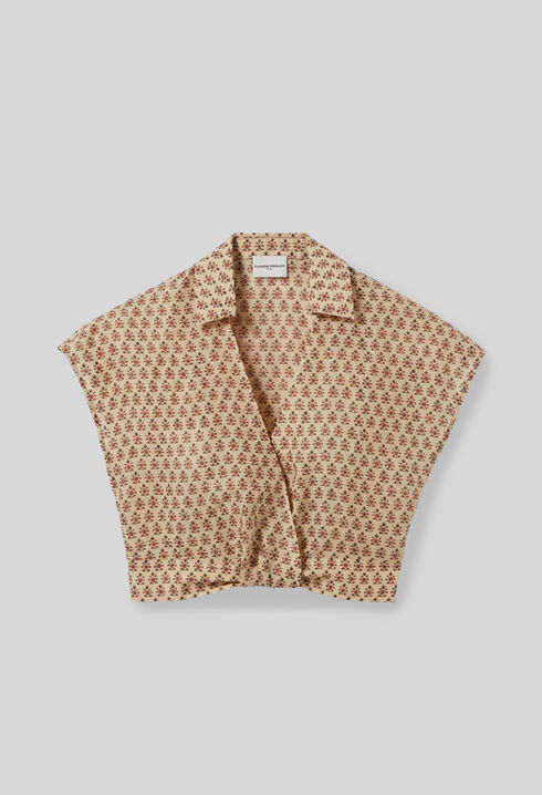 Short fluid shirt