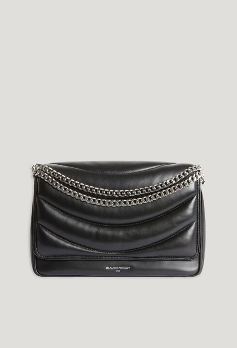 Angeli black quilted leather bag