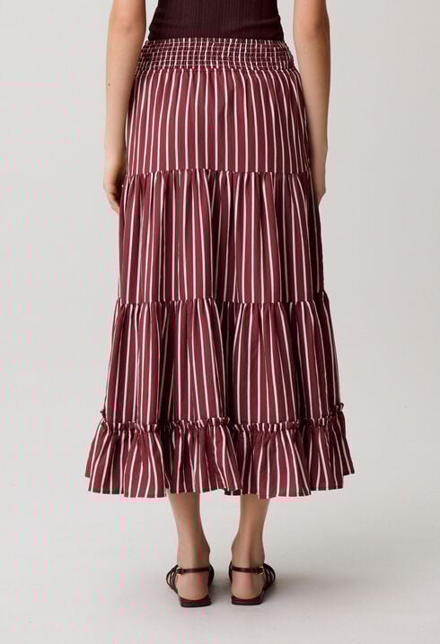 Langer Streifenrock