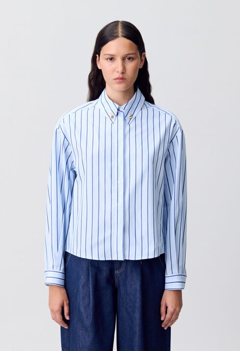Oversized Striped Shirt