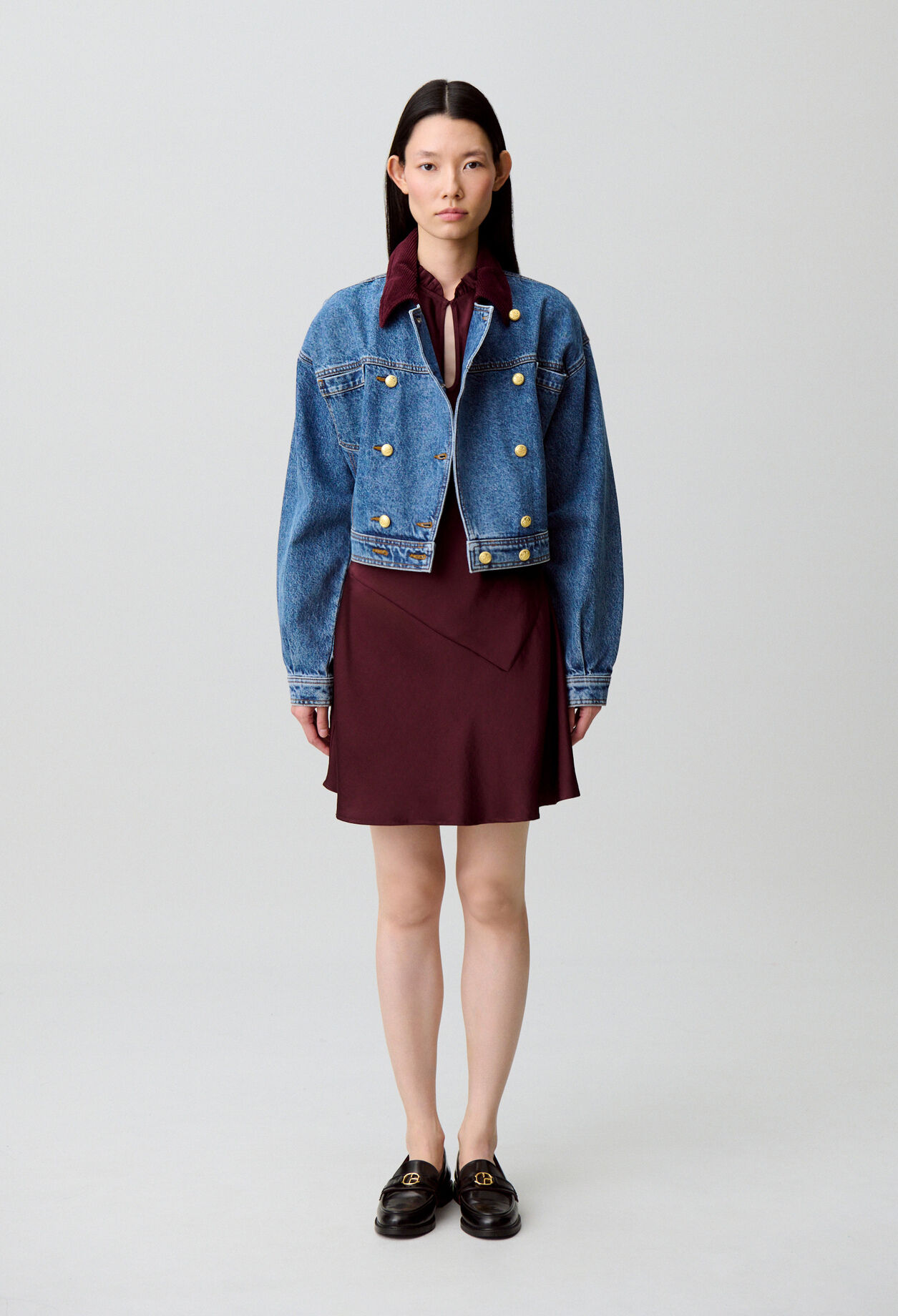 Robe courte fluide