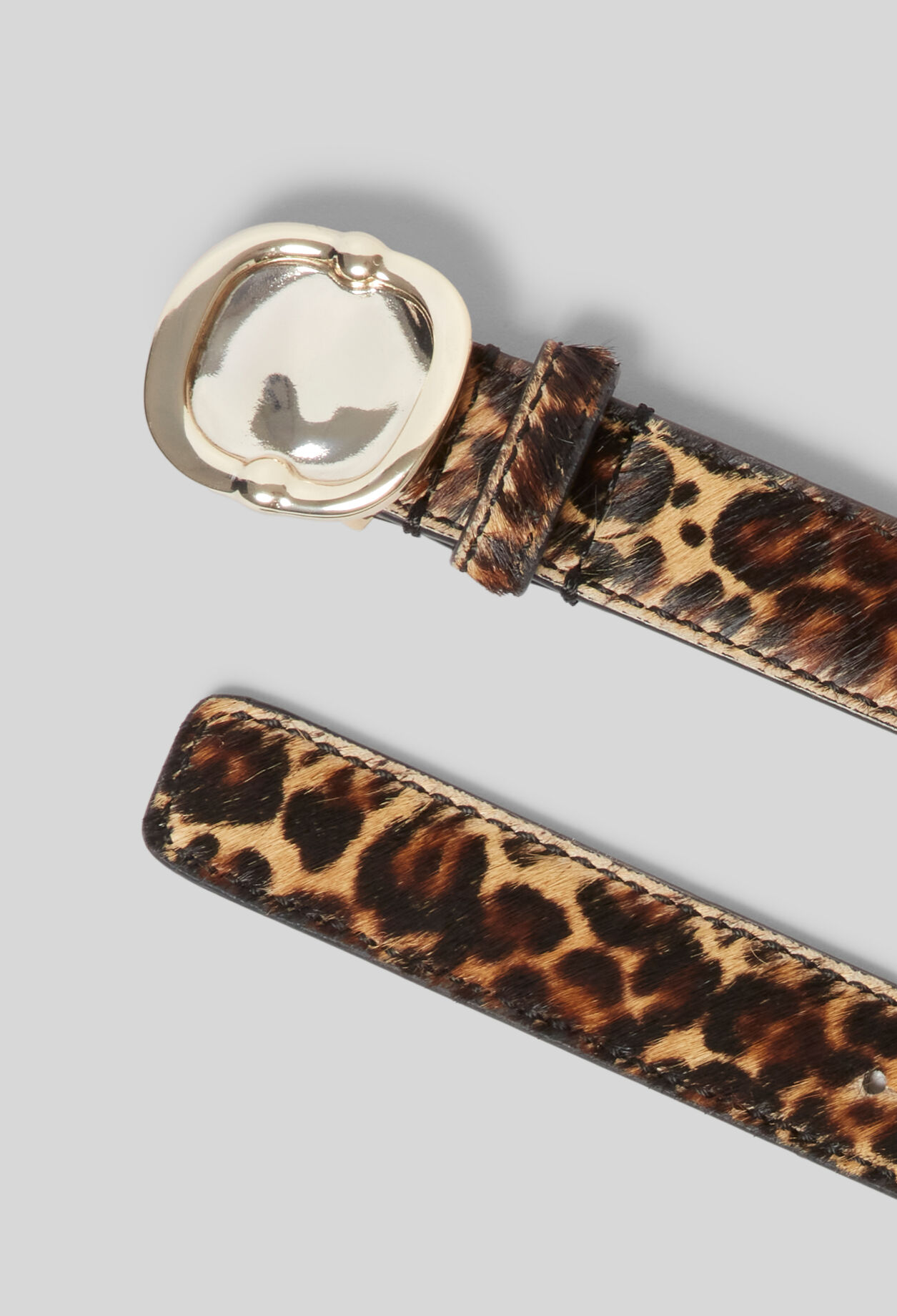 Ledergürtel Leopard