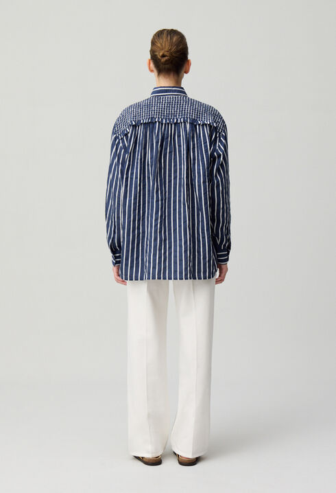 Chemise fluide rayée