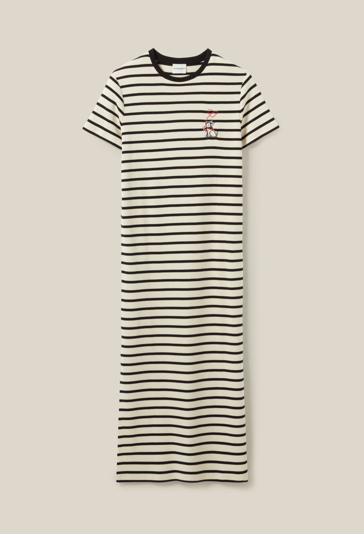 Robe Jean Toto rayée midi