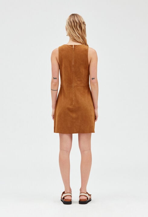 Suede dress
