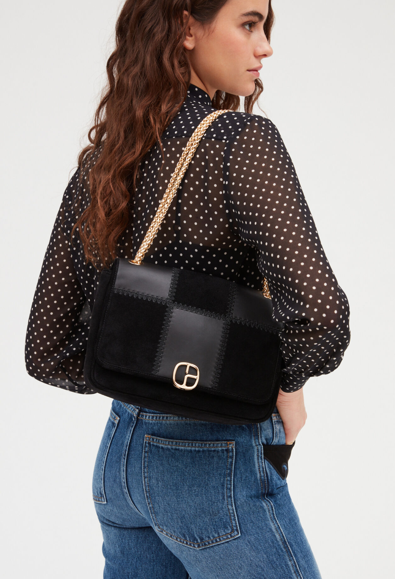 Sac Angelo noir cuir