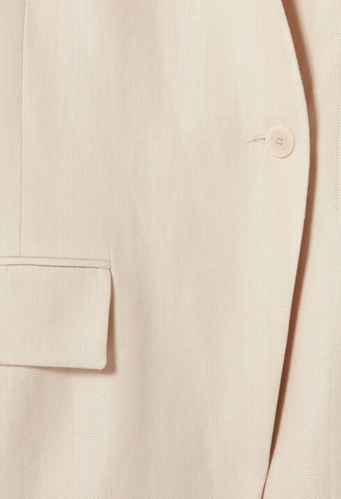 Taillierte Jacke mit Kimono-Kragen