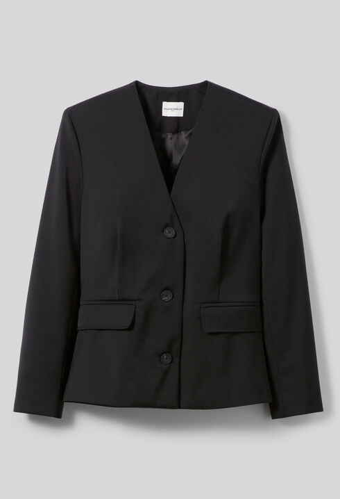 Wool blend jacket