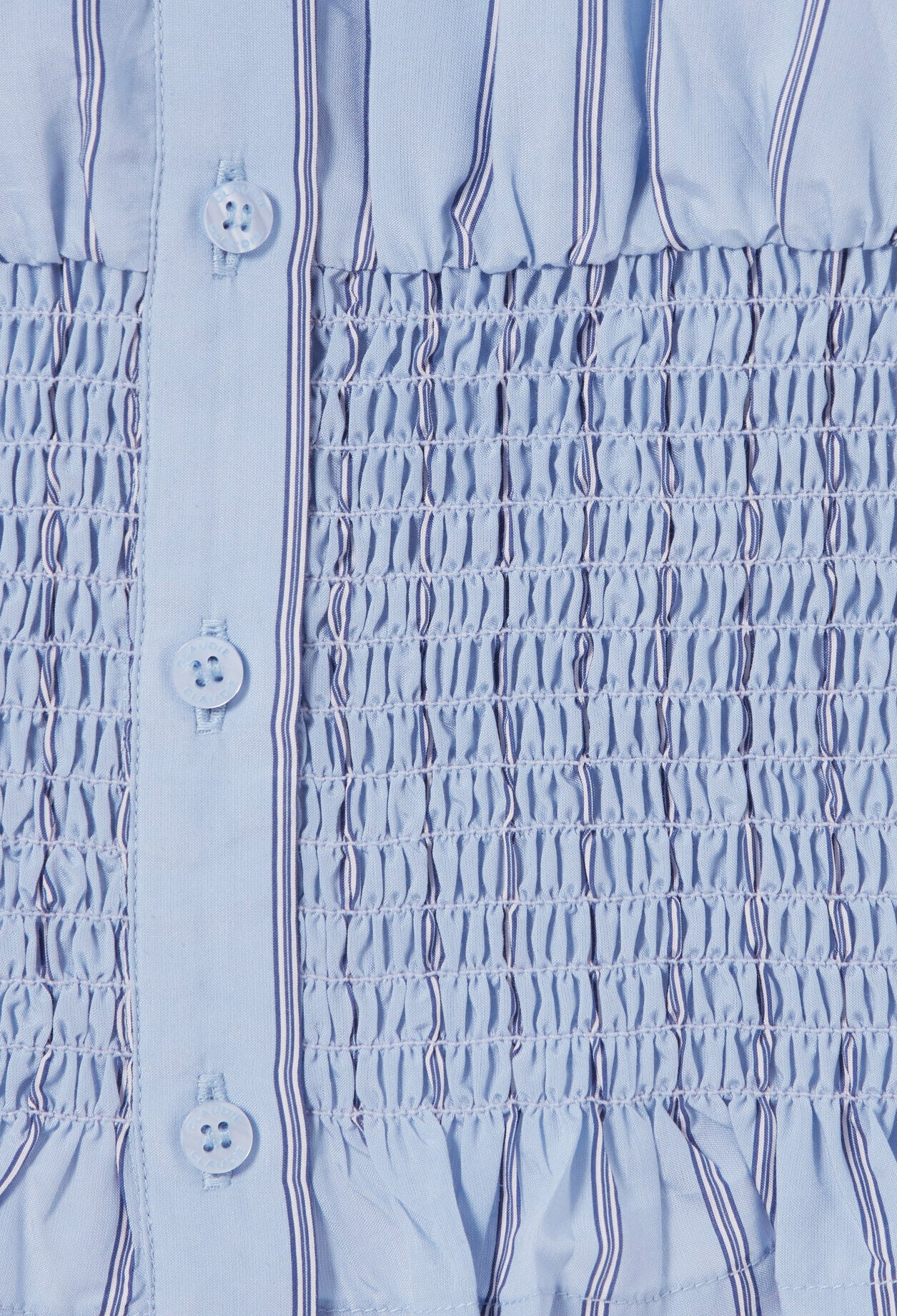Chemise ray&eacute;e sans manches