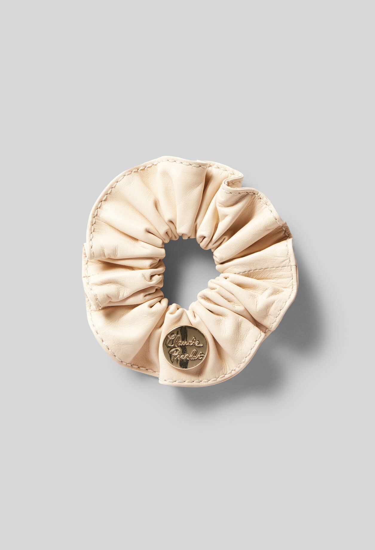 Leather Scrunchie