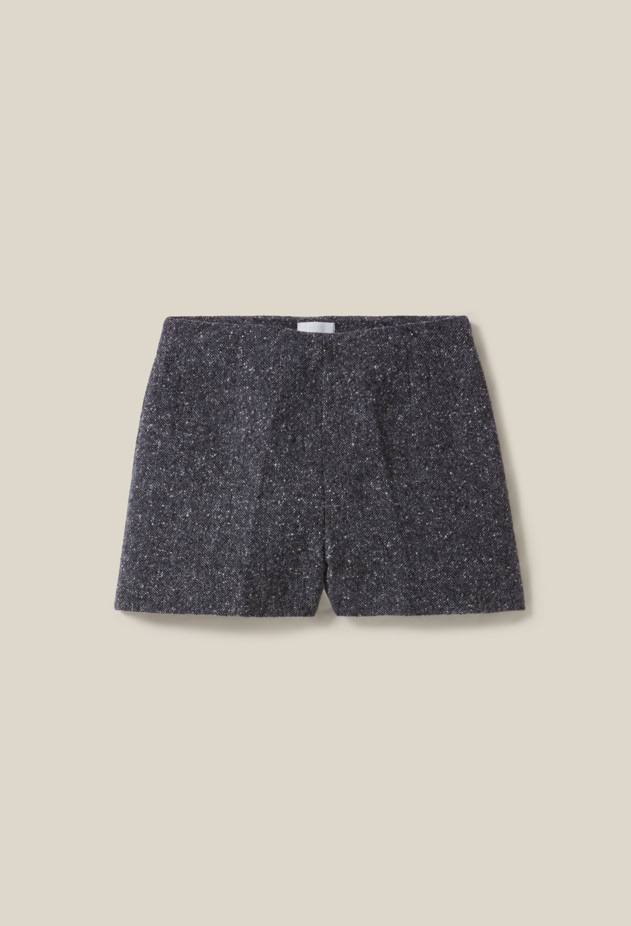 Kurze graue Tweed-Shorts