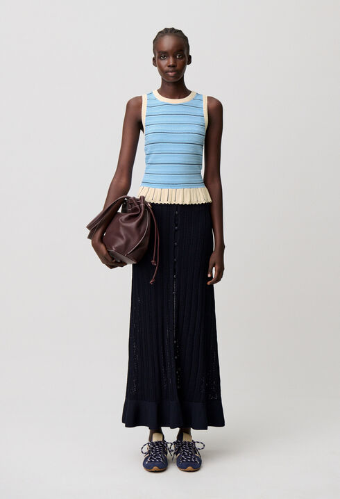 Top maille ray&eacute;