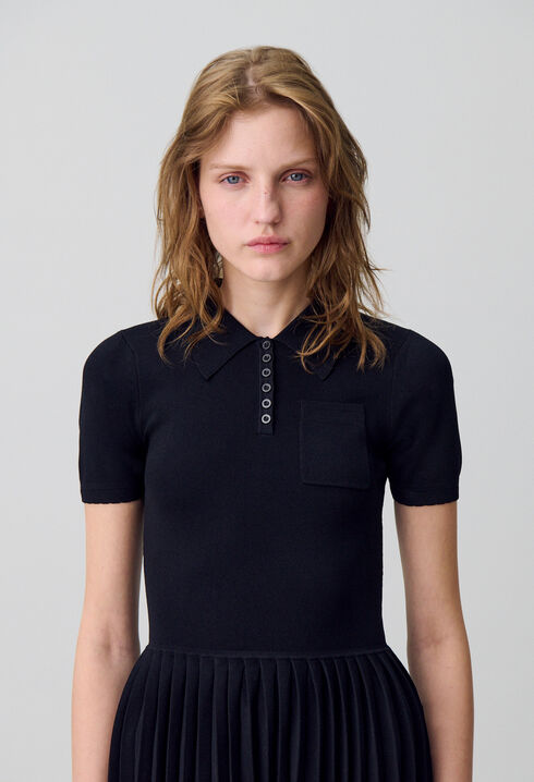 Robe midi maille fine