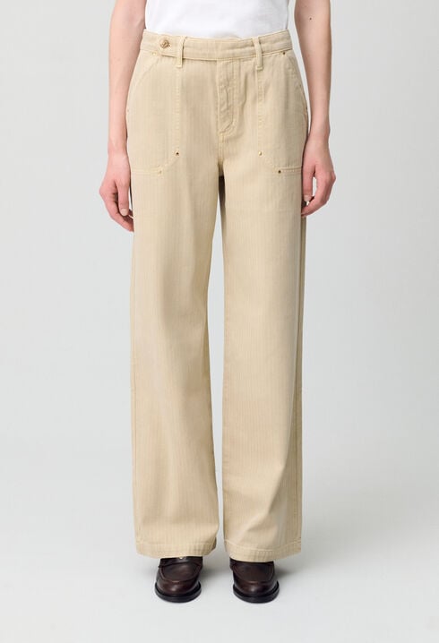 Jean denim droit