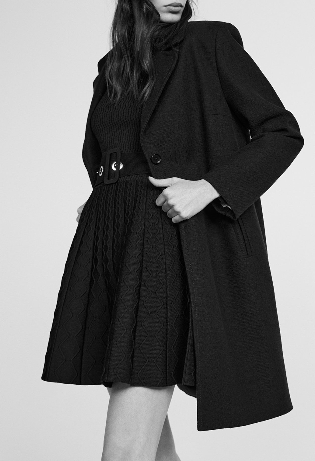 Mid-length coat