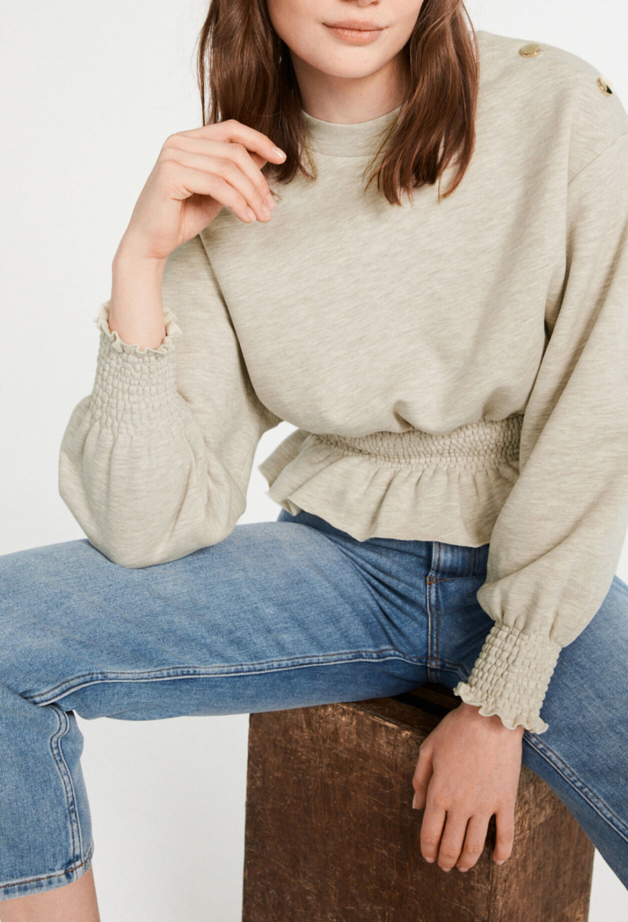 Sweatshirt gris