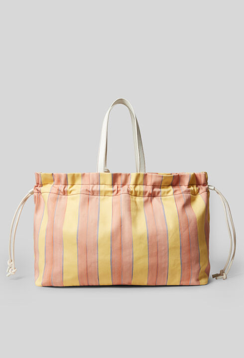 Grand sac cabas rayé