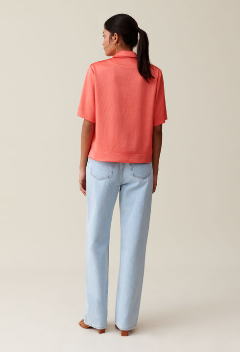 Chemise  fluide satinée