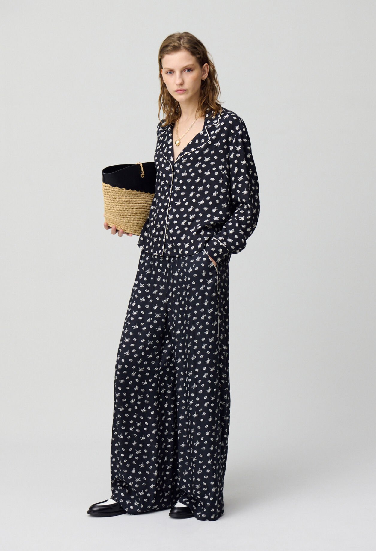Chemise fluide courte