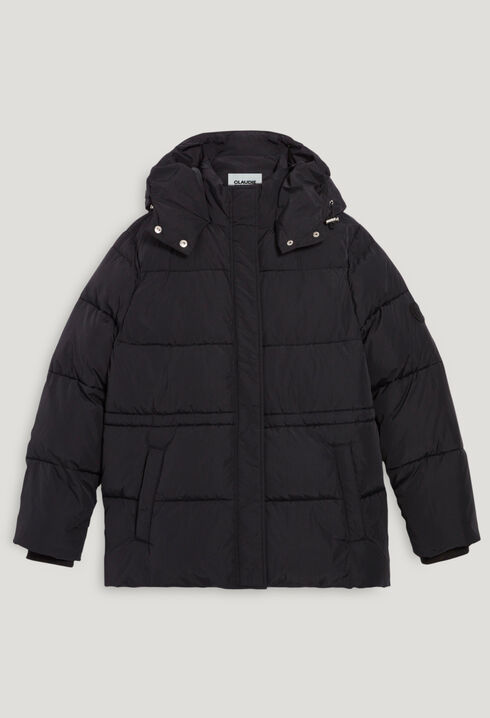 Black puffer jacket