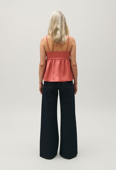 Terracotta strappy top