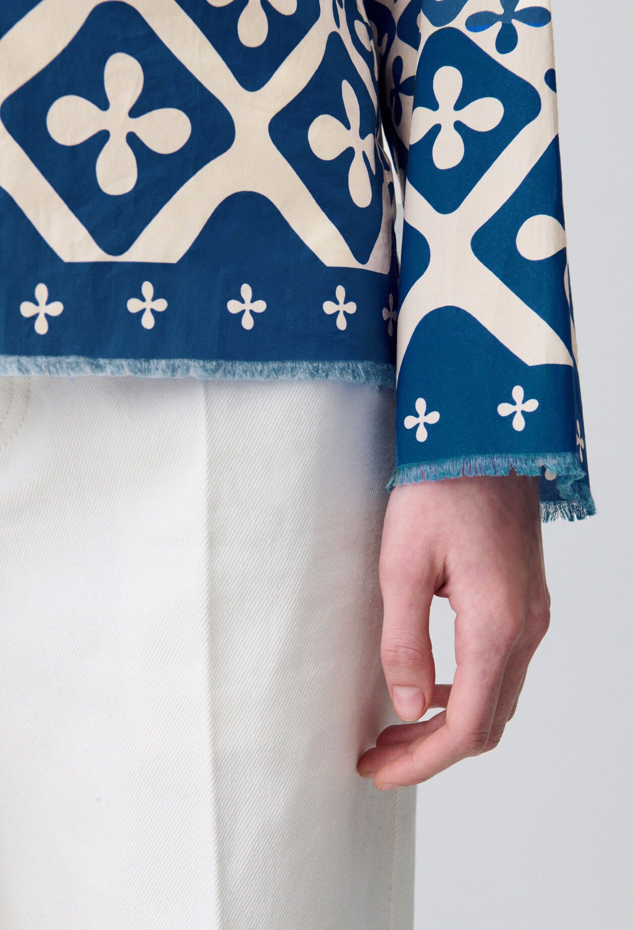 Printed Fluid Shirt
