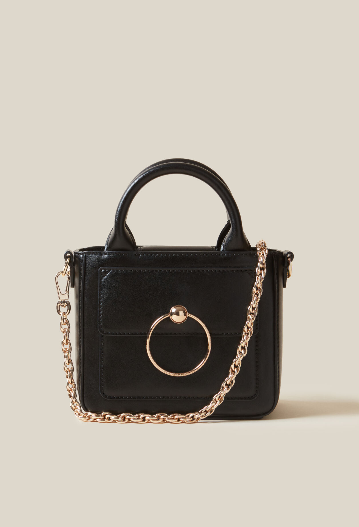 Mini Anouck smooth leather bag
