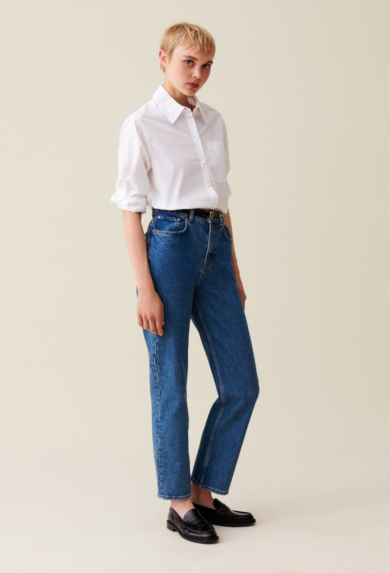 White cotton shirt 