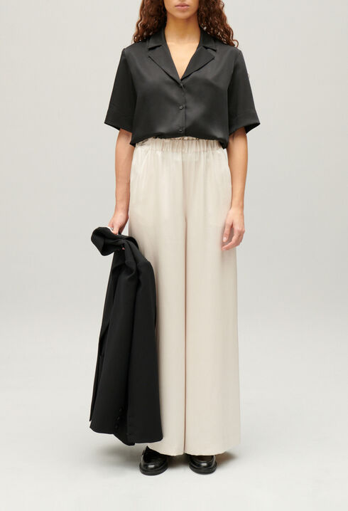 Floaty short-sleeved shirt