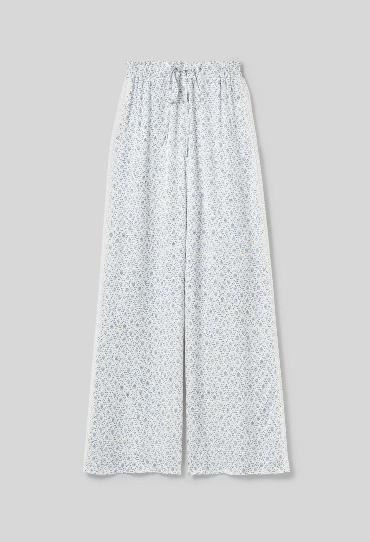 Pantalon fluide taille &eacute;lastiqu&eacute;e