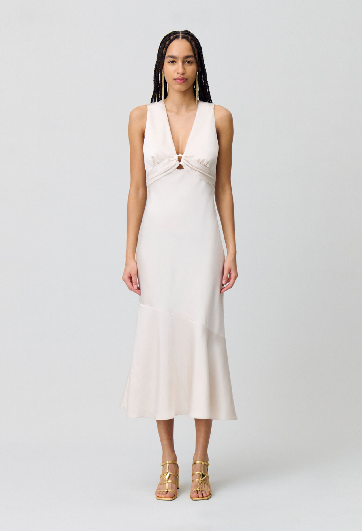 Fließendes Maxikleid