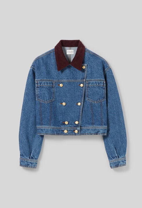 Denim Biker Jacket