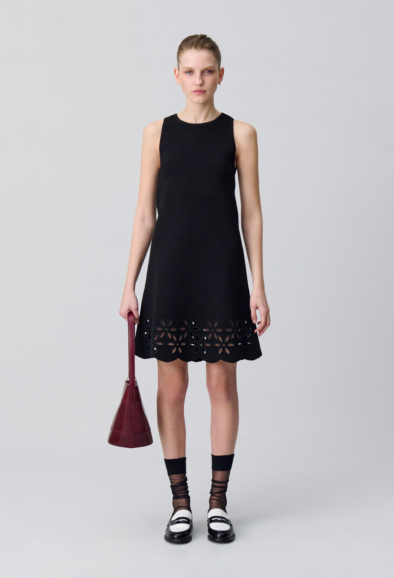 Short Dress in Fine Knit