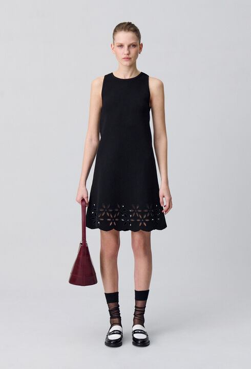 Kurzes Kleid aus Feinstrick