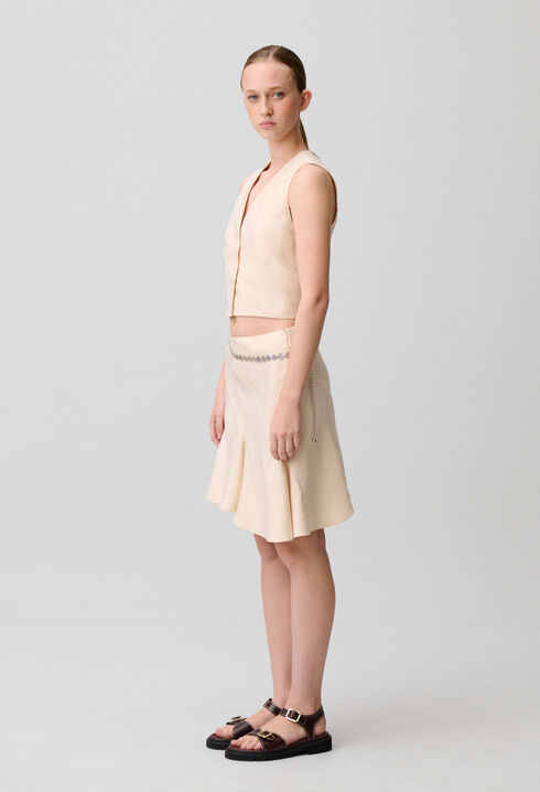 Sleeveless suit waistcoat