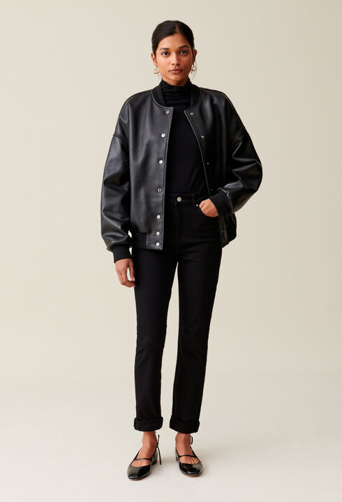 Veste bomber cuir Jean Toto